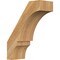 Ekena Millwork 6"W x 14"D x 18"H Balboa Rough Sawn Knee Brace, Western Red Cedar BRC06X14X18BOA00RWR - alternate 1